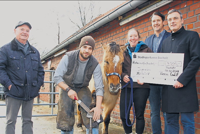 2018 02 4500 Euro für die Jugendfarm Mit Dir - 4500 Euro für die Jugendfarm Mit Dir
