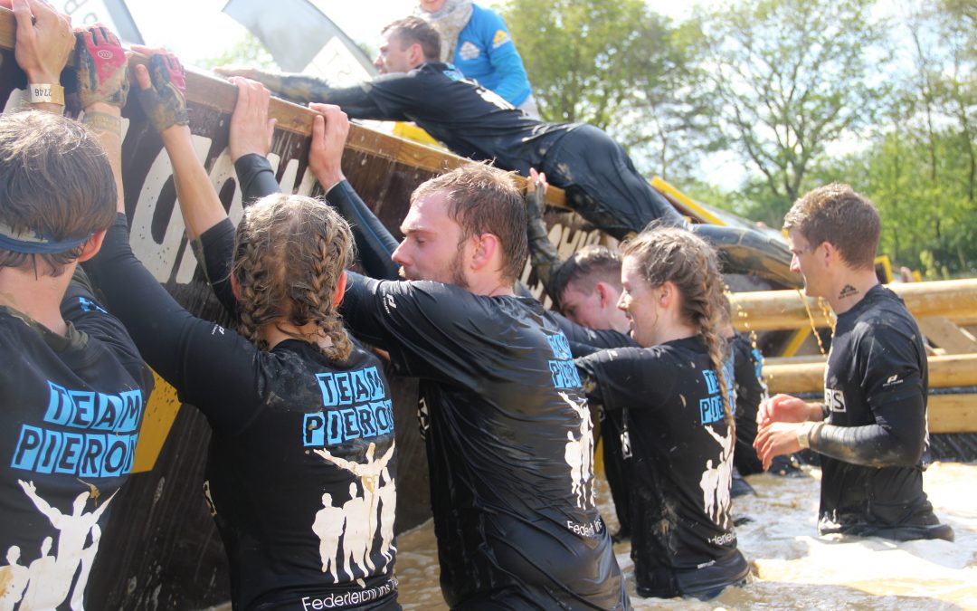 Among the Mudmasters „federleicht“ to the Finish