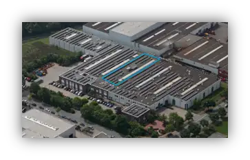 Pieron 1997 - Erweiterung der Fertigungsfläche um 2.500 Quadratmeter