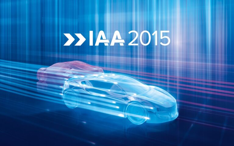 Key visual of the IAA 2015 with the motto “Mobility connects”