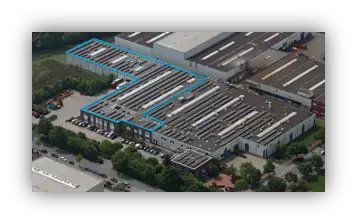 Pieron 2002 – production and administration area extended by 3,500 square metres