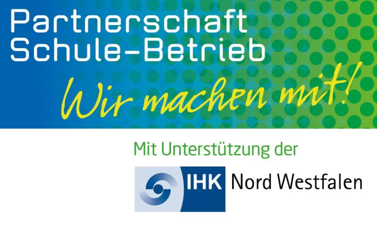 Logo of the IHK Nord Westfalen partnership school and career