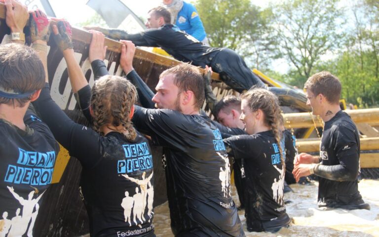 Pieron team at the Mudmasters obstacle run in Weeze, 2019