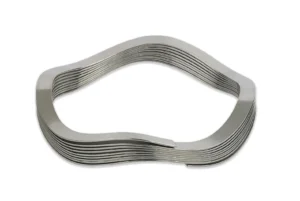 Nested wave spring in the damper
