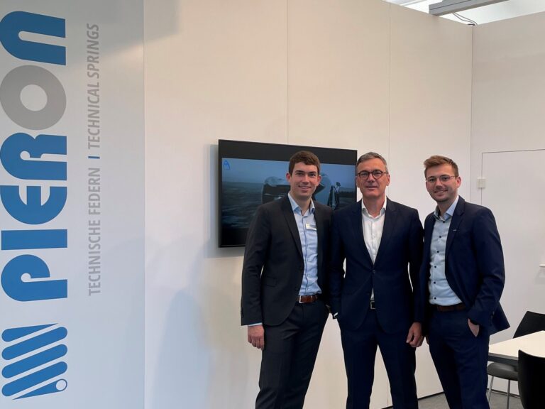 Pieron team at its stand at the IZB international supplier fair in Wolfsburg, 2022
