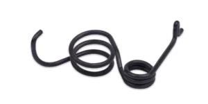 Return spring for seat belt buckle